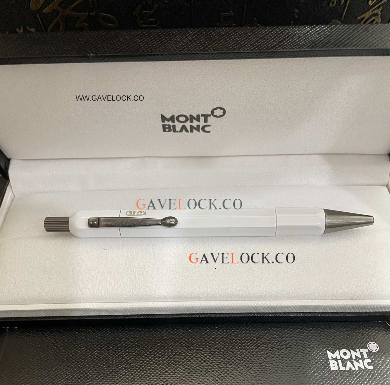 Luxury Copy Egyptomania Montblanc Ballpoint Pen White